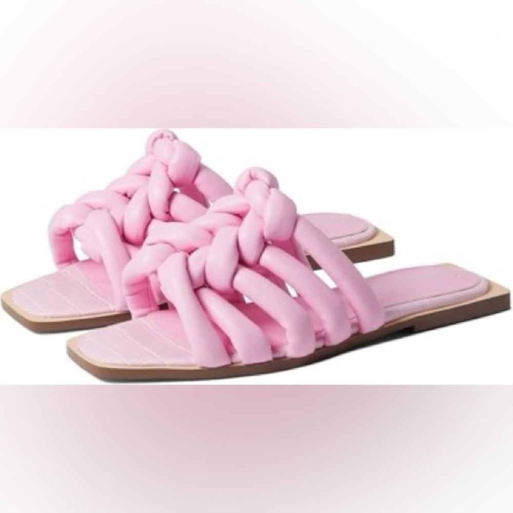 Circus by Sam Edelman Pink Braided Sandals